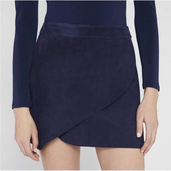 Alice + Olivia Dresses & Skirts - Alice + Olivia Navy Asymmetrical Skirt